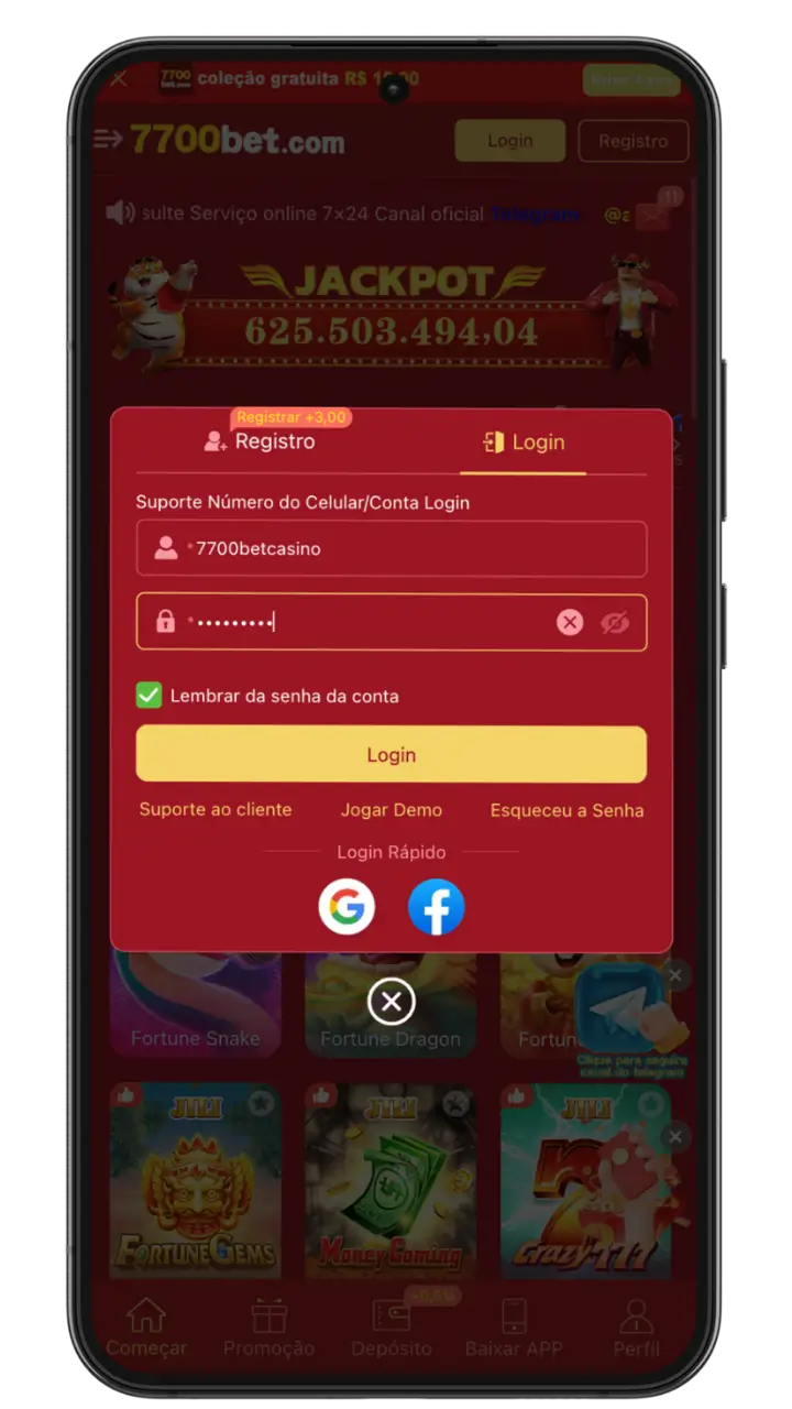 7700bet Login