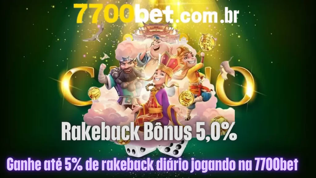 7700bet Rakeback Bônus